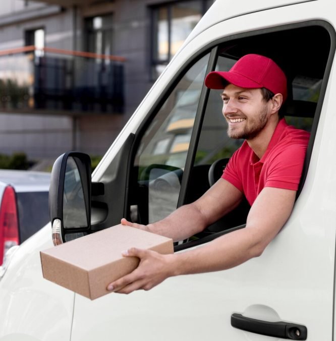 smiley-delivery-man-with-package_23-2148590705